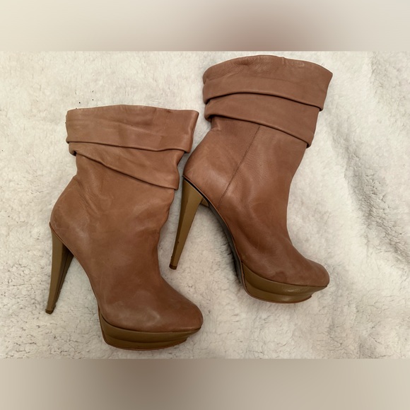 Jessica Simpson Leather Boots size 7 1/2 - Picture 4 of 9